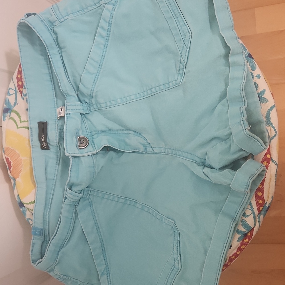 Cute blue shorts for the beach